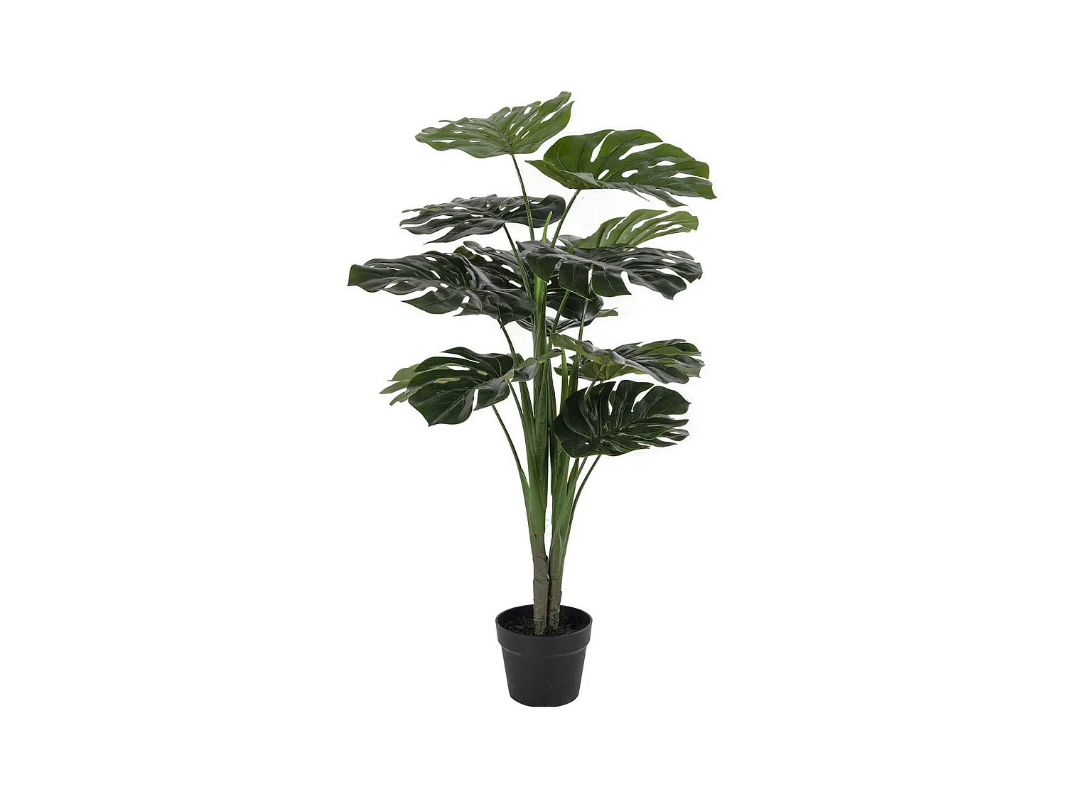 Planta Artificial Monstera, Verde, 17x18x90 cm, EPIKASA