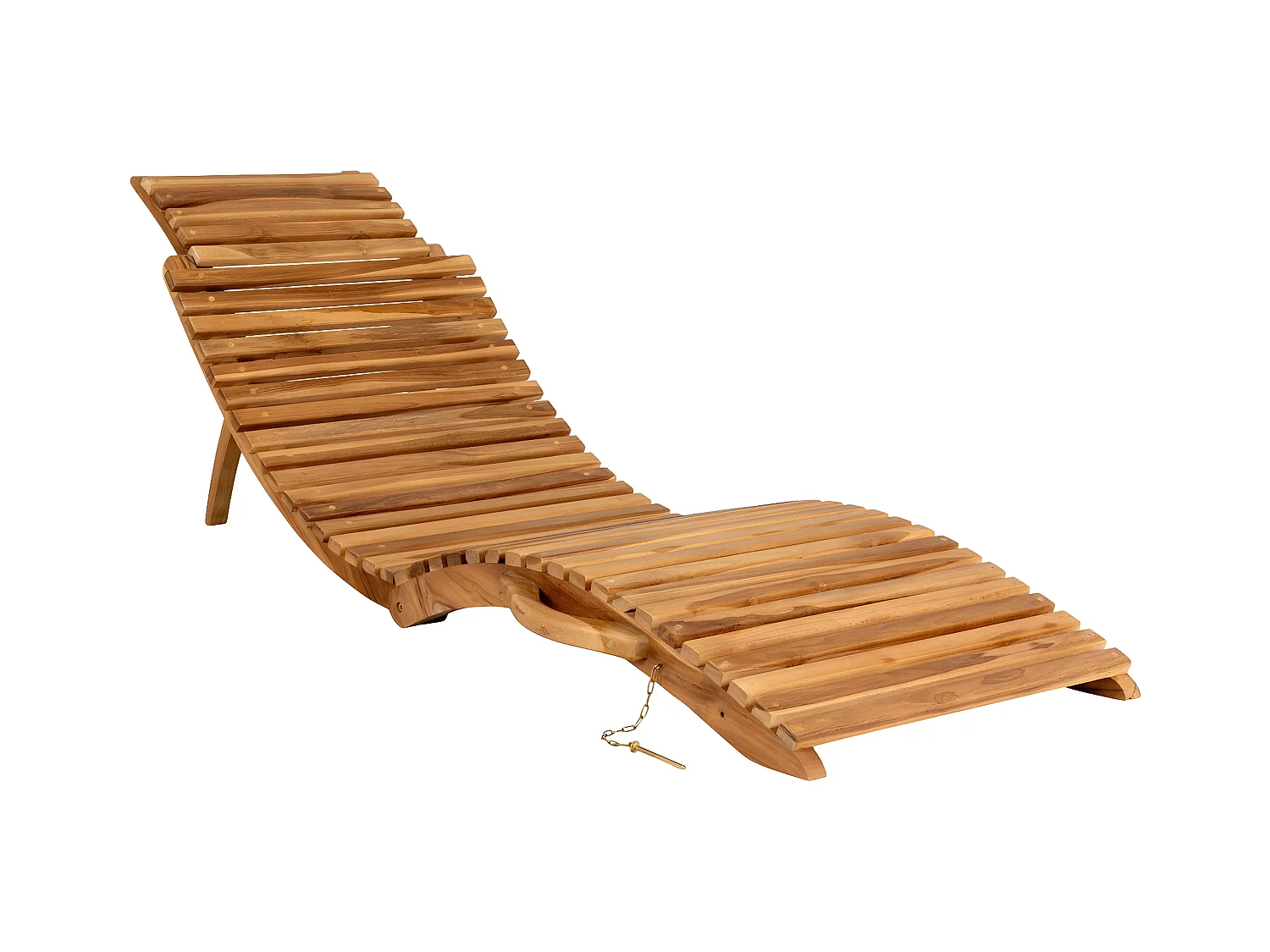Chaise Longue Arrieta, Marron, 160x50x25 cm, EPIKASA