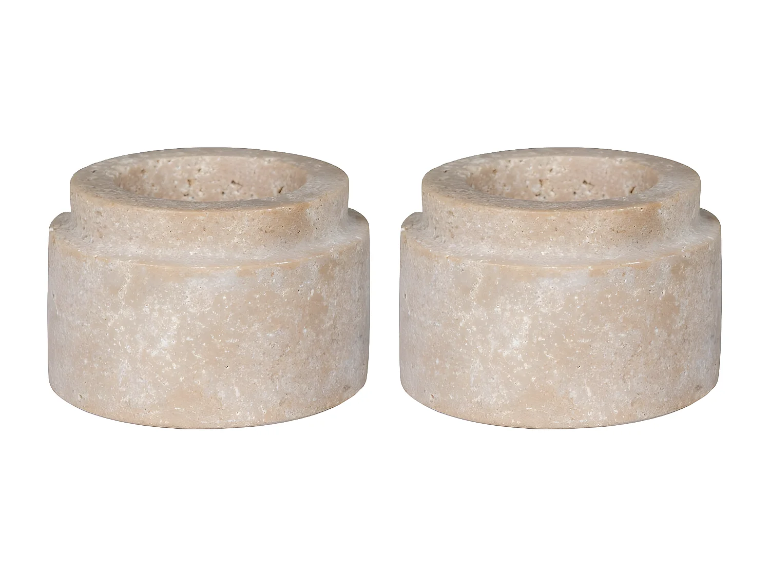 Kaarsenhouder Tealight, Beige, 7x7x4,5 cm, EPIKASA
