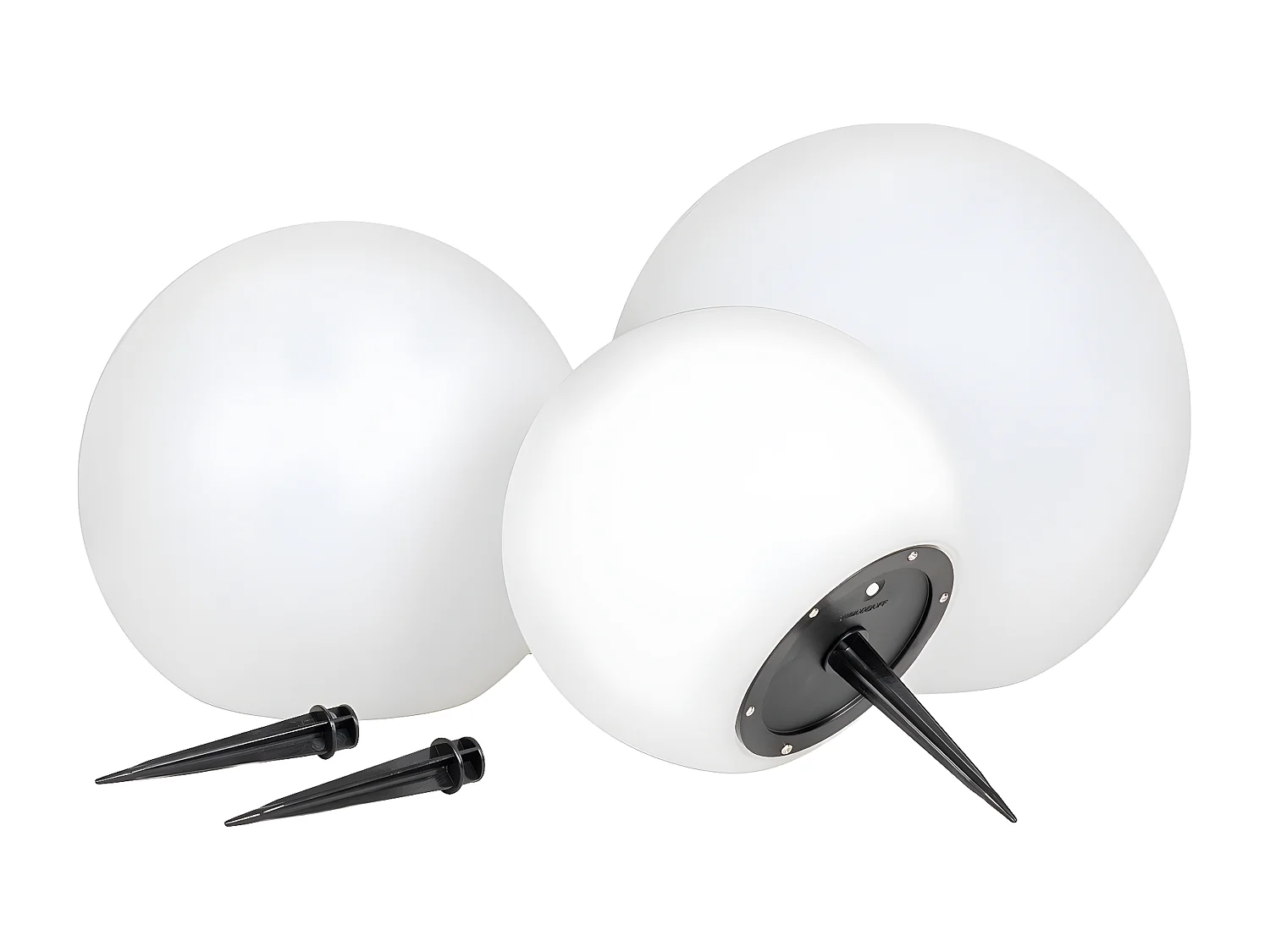 Oplaadbare Buitenlamp Lifton, Wit, 30x30x30 cm, Seven Design