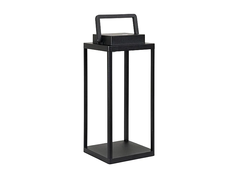 Buitenlamp Oplaadbaar Lezant, Zwart, 15x15x39,5 cm, EPIKASA