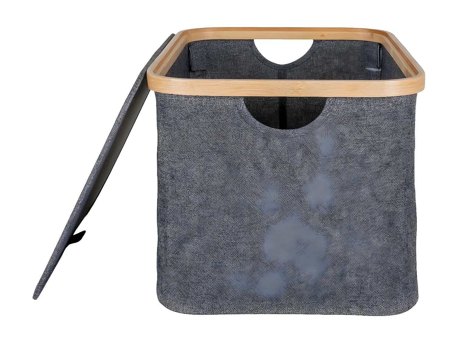 Boîte de Rangement Noto, Gris, 45x30x25 cm, Seven Design