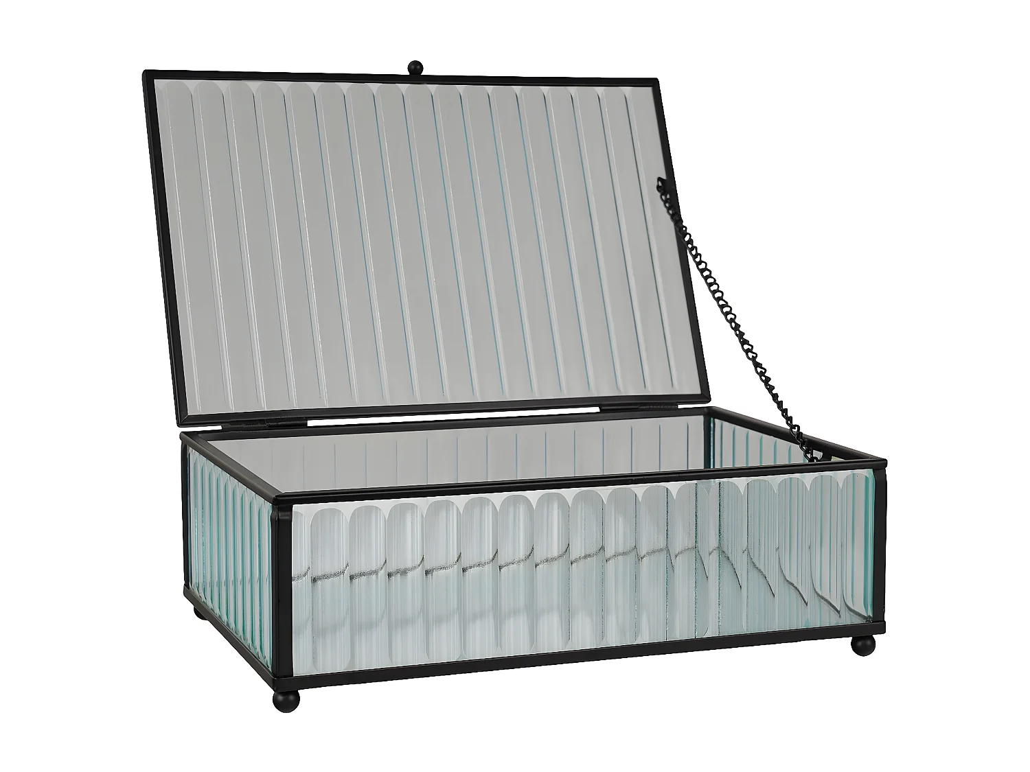 Pojemnik do Przechowywania Santorini, Szary, 13x20x7 cm, EPIKASA