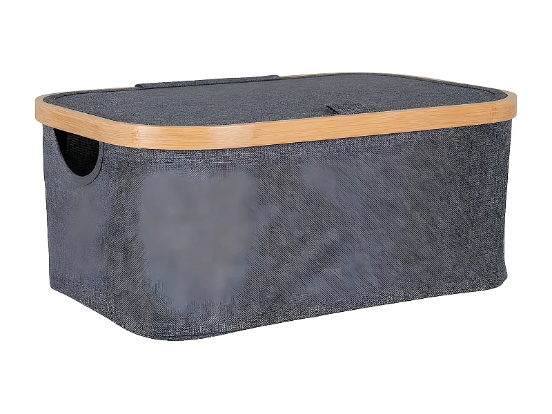 Pojemnik do Przechowywania Uwaga, Szary, 38x26x16 cm, EPIKASA