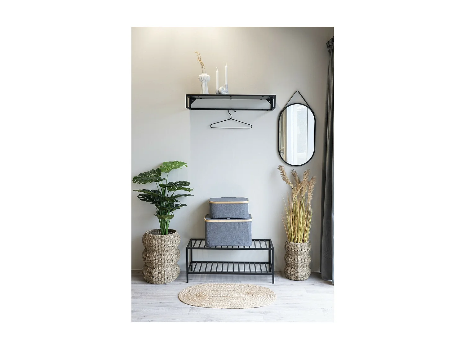 Caja de Almacenaje Noto, Gris, 38x26x16 cm, EPIKASA