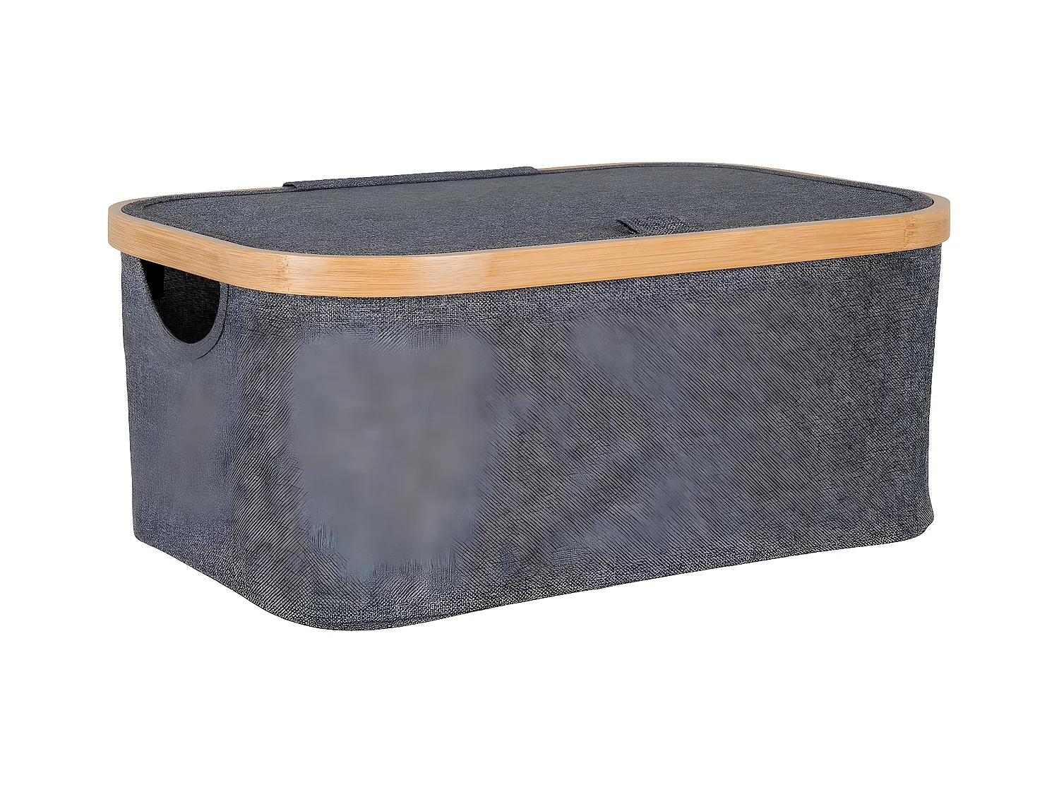 Boîte de Rangement Noto, Gris, 38x26x16 cm, EPIKASA