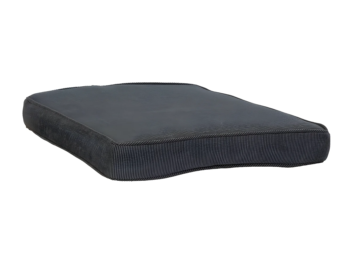 Coussin de Chaise Portland, Noir, 38x46x5 cm, EPIKASA