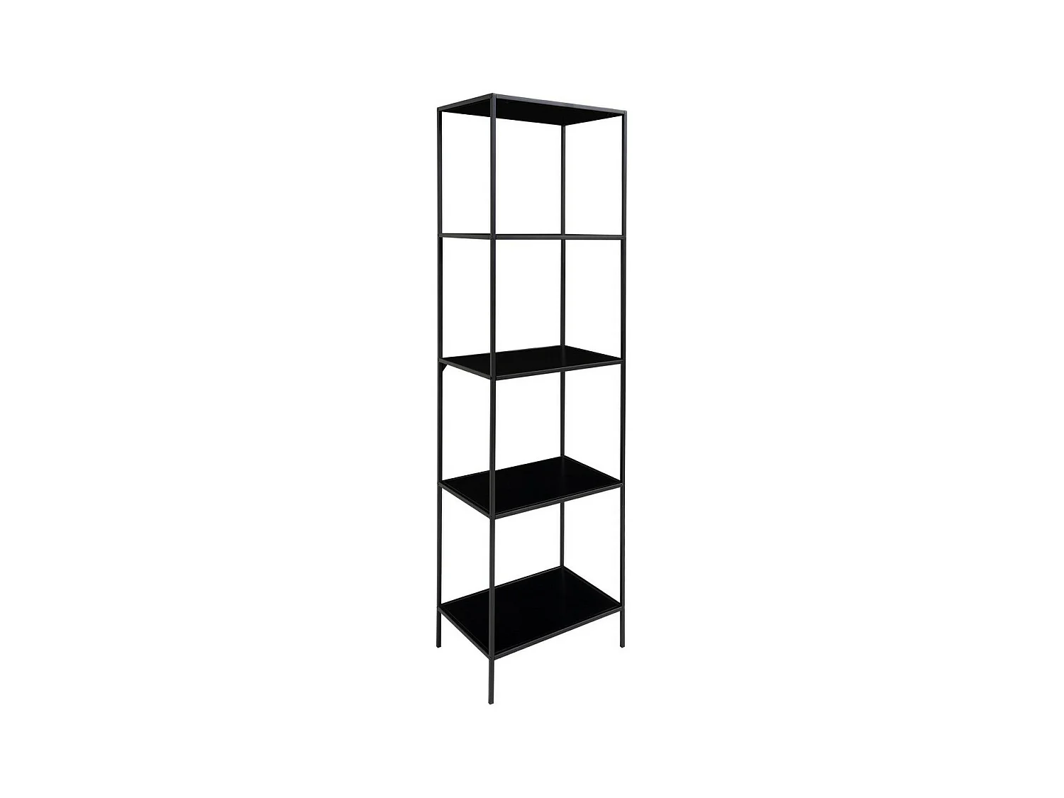 Bibliothèque Vita, Noir, 36x51x170 cm, EPIKASA