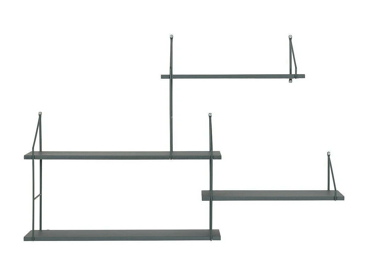 Plank Harlem, Groen, 17,5x99x62 cm, Seven Design