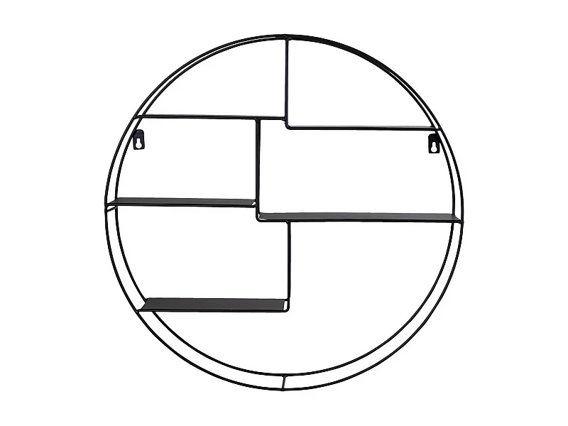 Plank Genk, Zwart, 47x47x10 cm, EPIKASA