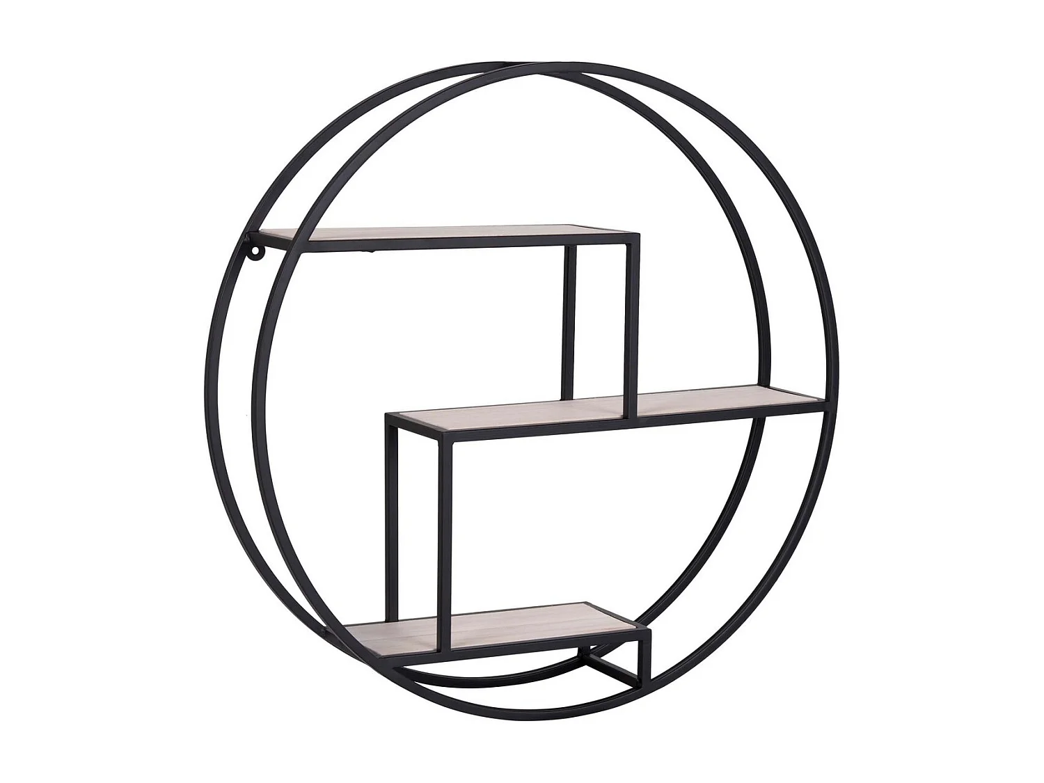 Plank Rotterdam - Zwart - 62x62x14 cm - Seven Design