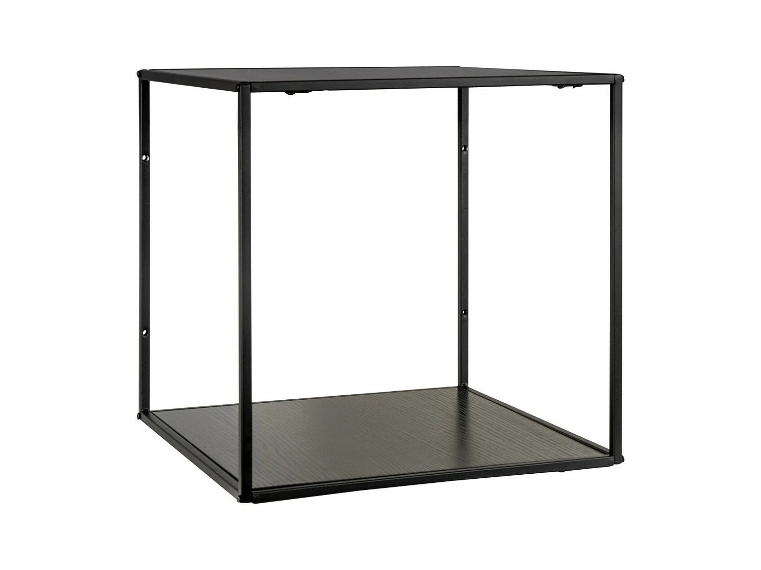 Étagère Vita, Noir, 36x36x36 cm, EPIKASA