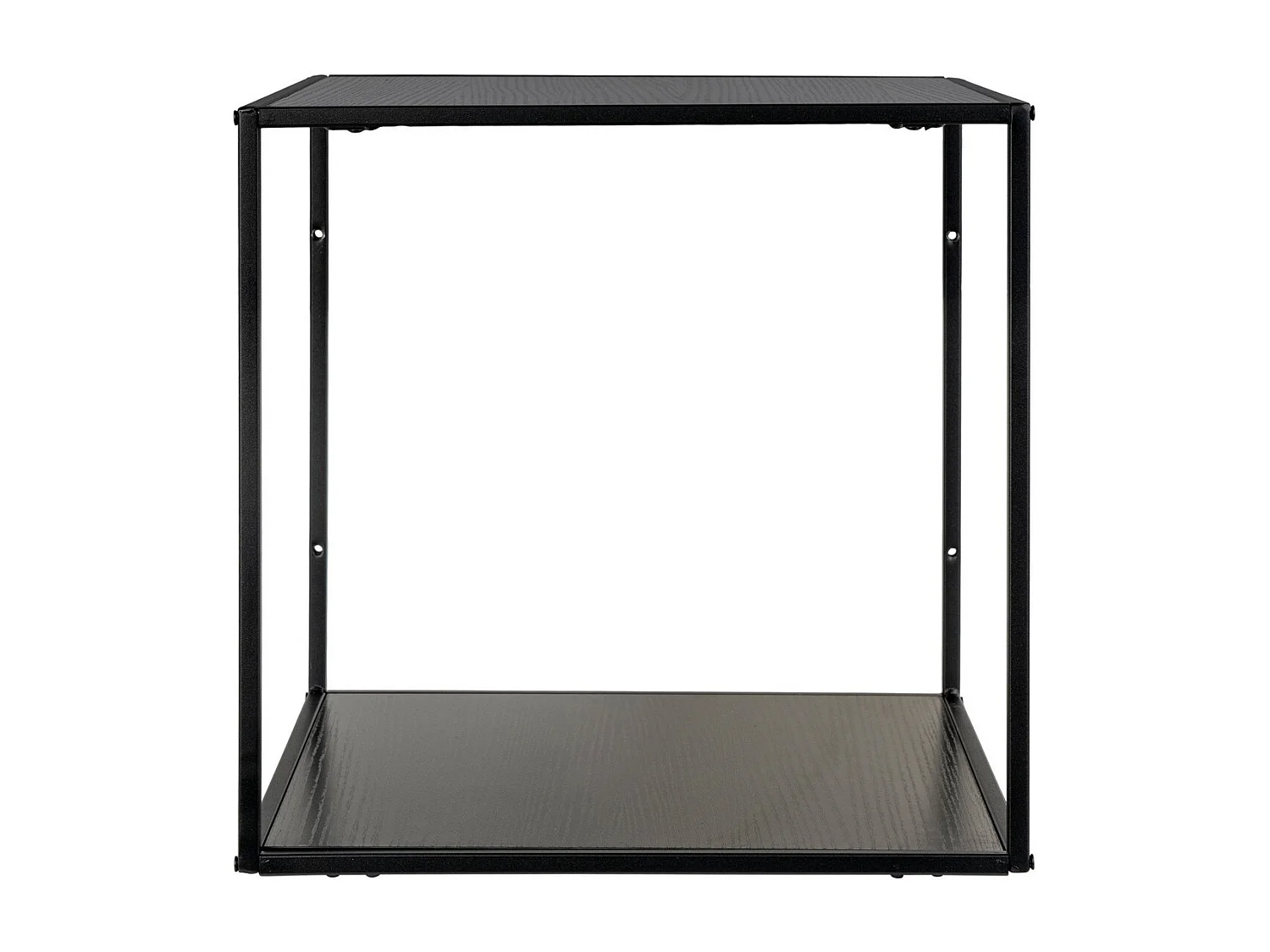 Étagère Vita, Noir, 36x36x36 cm, Seven Design