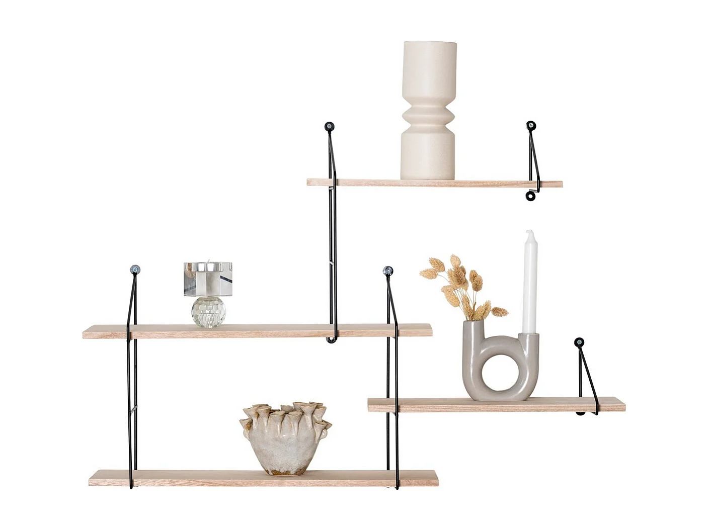 Plank Harlem - Bruin - 17,5x99x62 cm - Seven Design