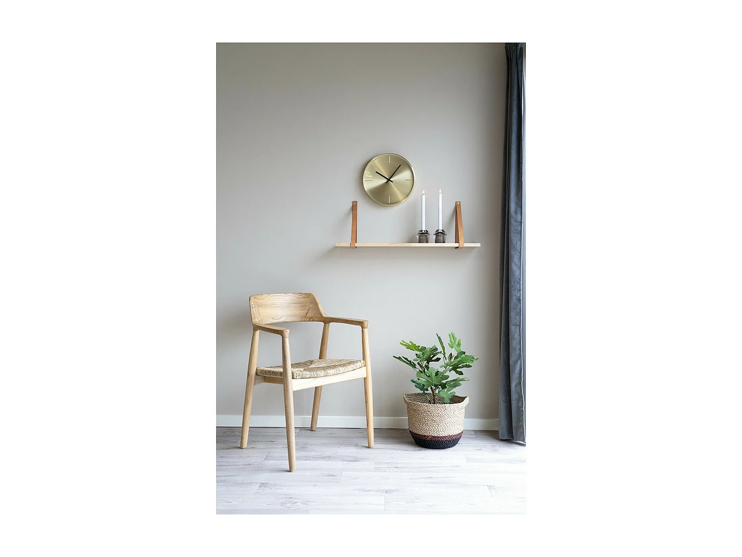 Plank Marea, Bruin, 20x80x2 cm, Seven Design