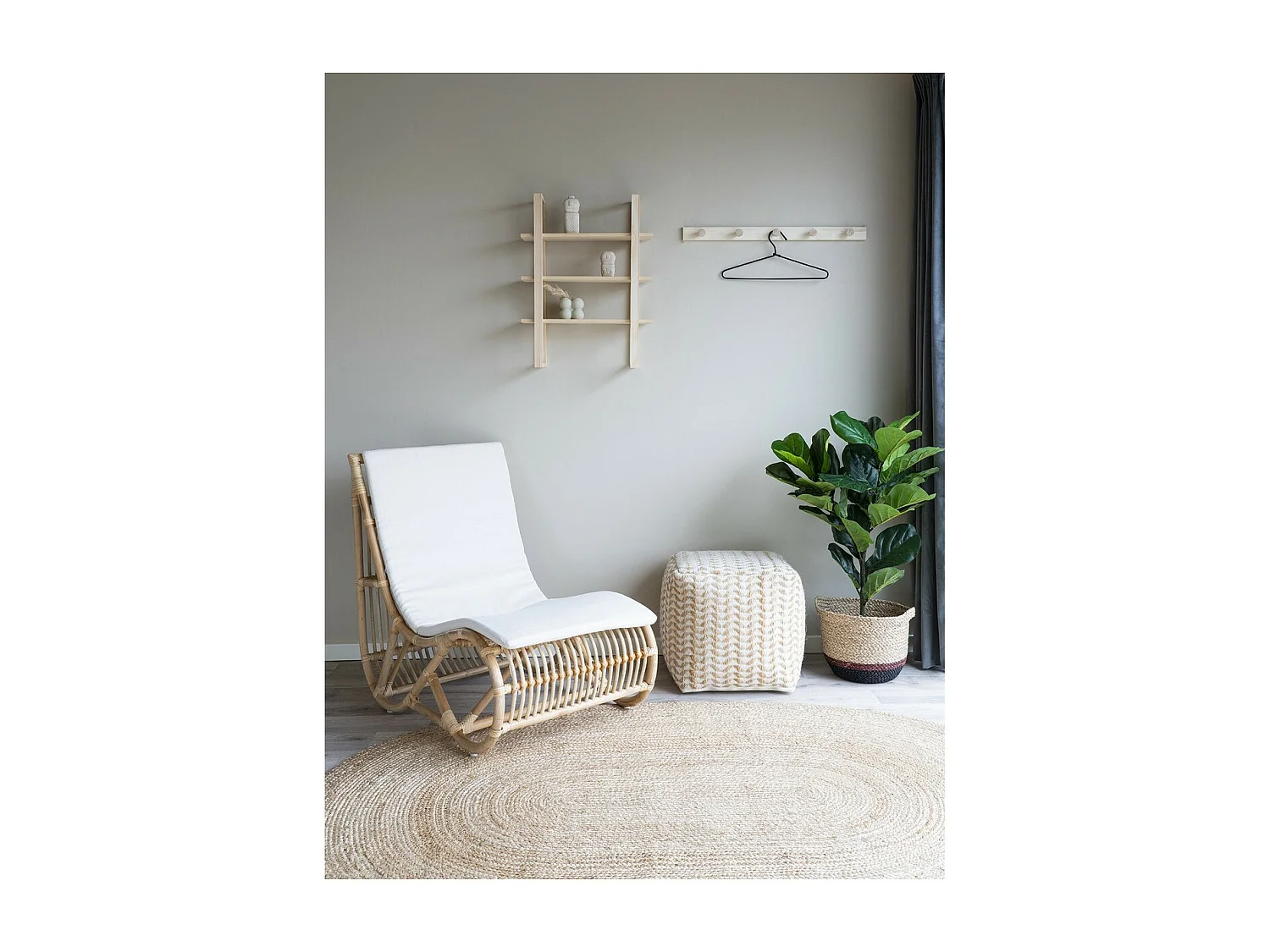 Plank Santiago, Bruin, 18x48x63 cm, EPIKASA