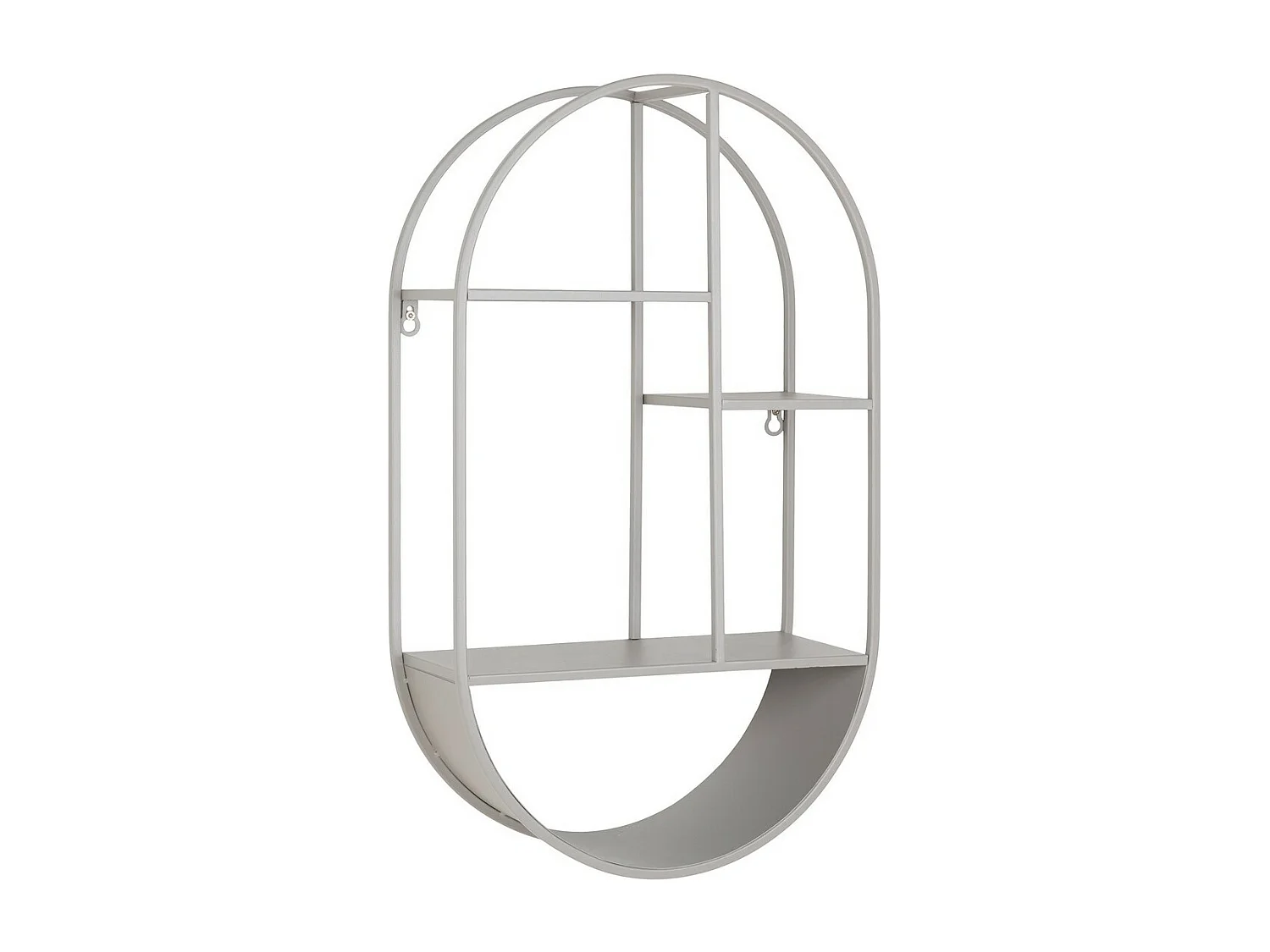 Étagère Feira, Gris, 15x35x60 cm, Seven Design