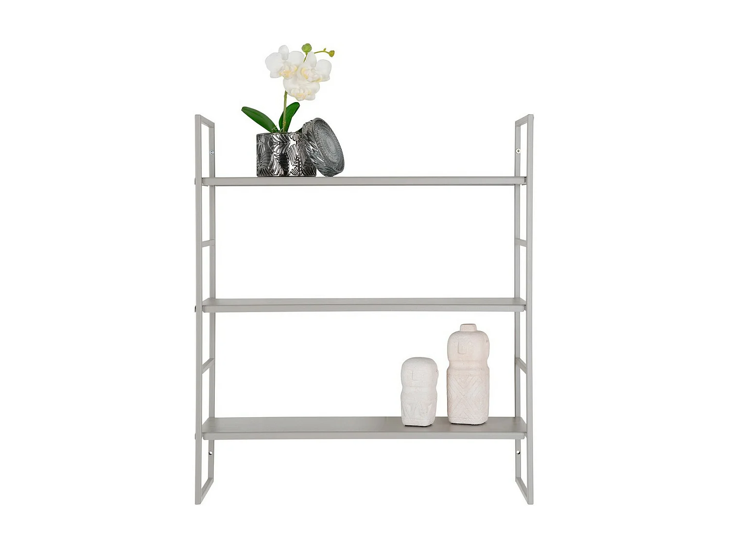 Étagère Beja, Gris, 17x48x55 cm, EPIKASA