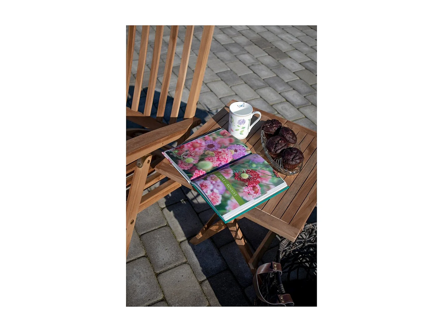 Tavolo da Giardino Bilbao, Marrone, 50x50x50 cm, Seven Design