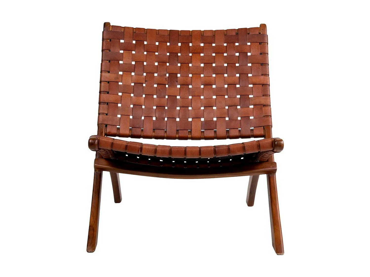 Fauteuil Pliant Perugia, Marron, 74x66x73 cm, Seven Design