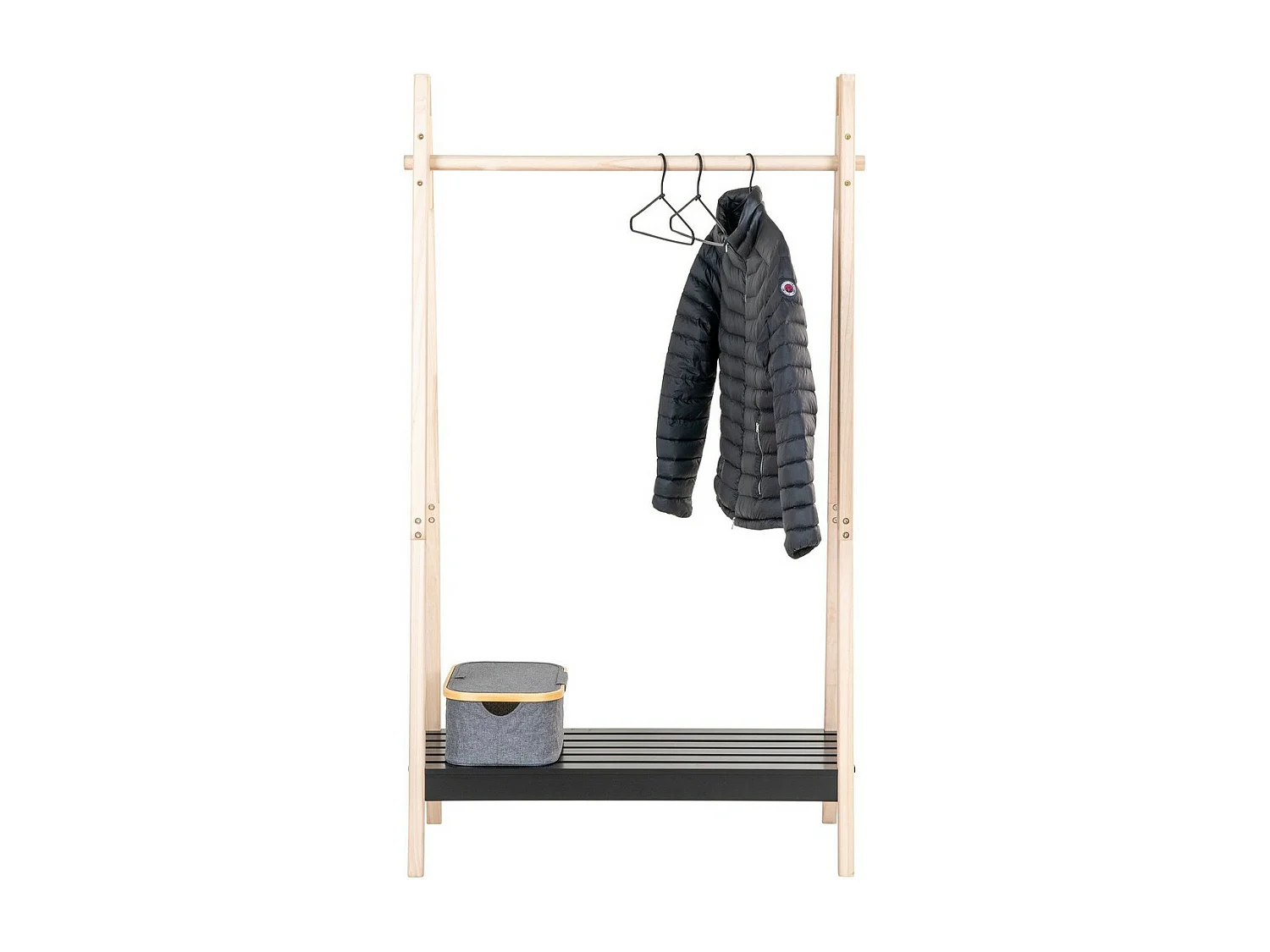 Porte-Manteau sur Pied Torino, Marron, 39x94,5x170 cm, Seven Design