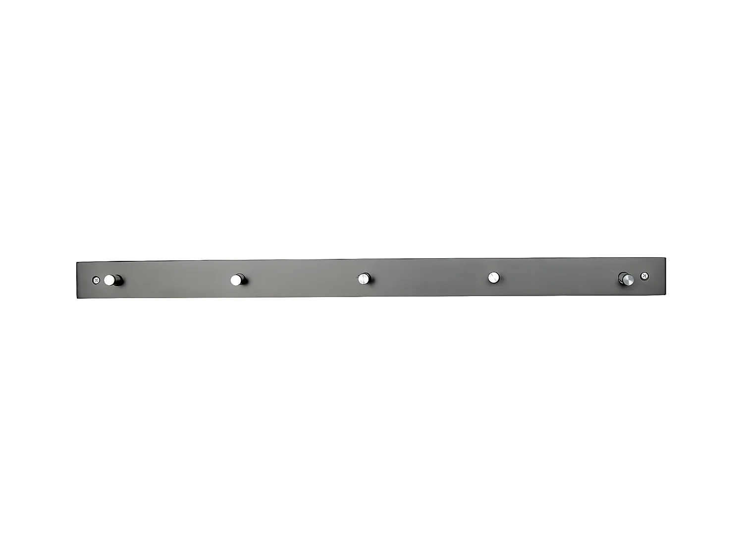 Muurhangers Padova, Zwart, 70x5x2 cm, EPIKASA