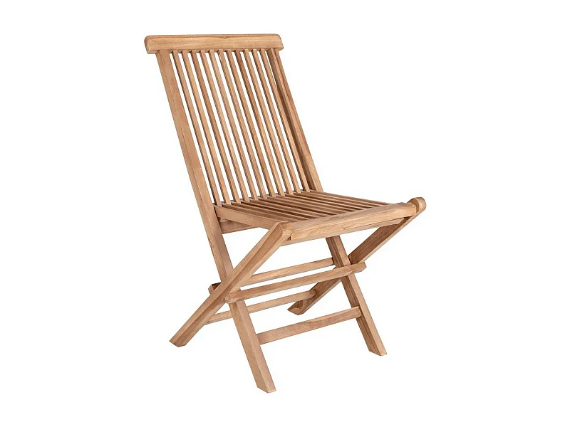 Lot de 2 Chaises de Jardin Toledo, Marron, 62x46x89 cm, EPIKASA