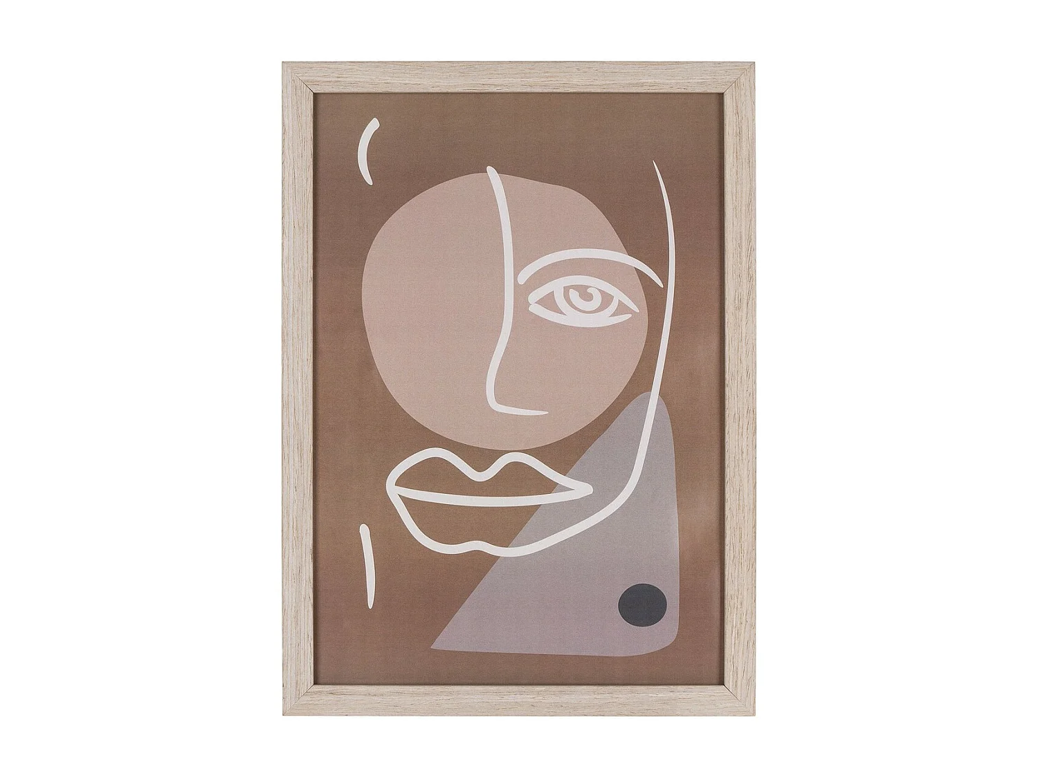 Lot de 3 Tableaux Madison, Marron, 30x21x1,5 cm, Seven Design