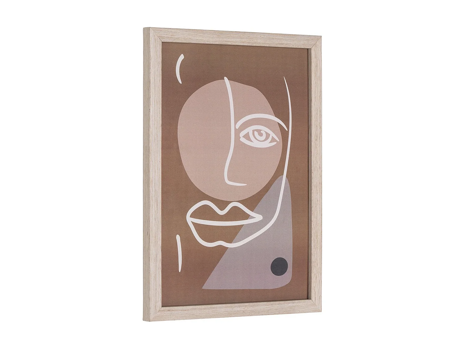 Lot de 3 Tableaux Madison, Marron, 30x21x1,5 cm, Seven Design