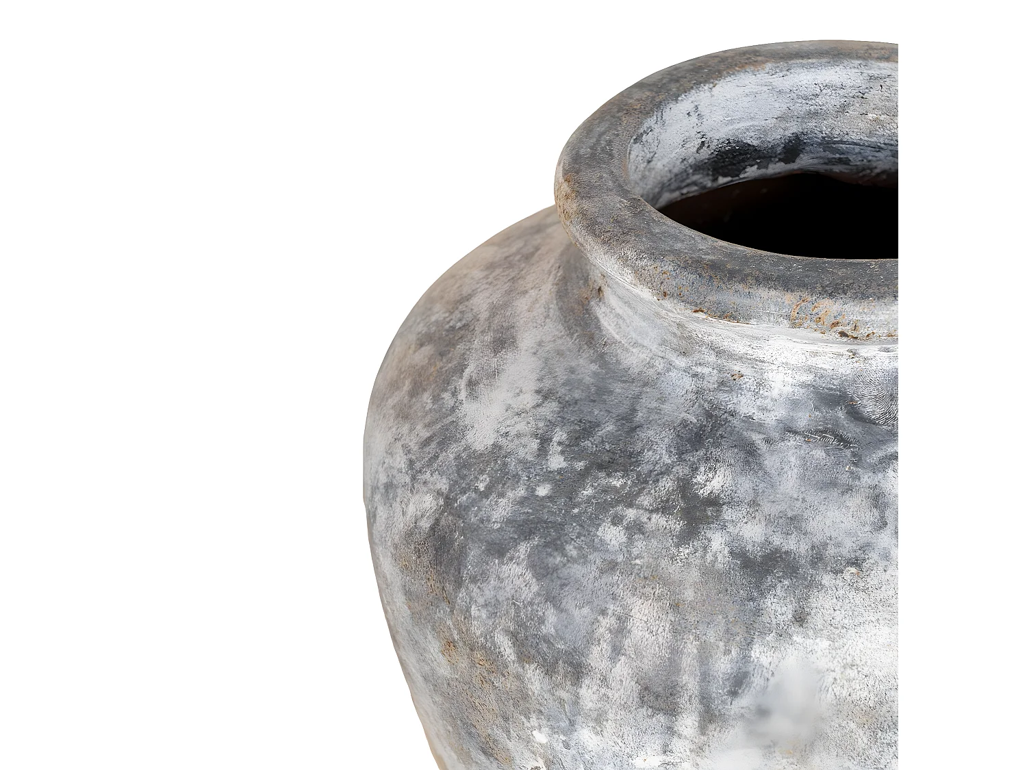 Decoratieve Vaas Santo, Grijs, 30x30x30 cm, EPIKASA