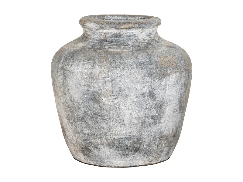 Decoratieve Vaas Santo, Grijs, 30x30x30 cm, EPIKASA