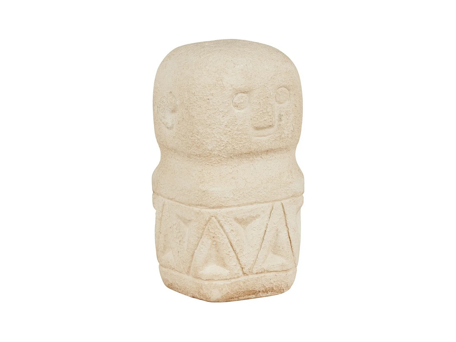 Vase Décoratif Decoration, Beige, 5,5x5,5x10 cm, EPIKASA