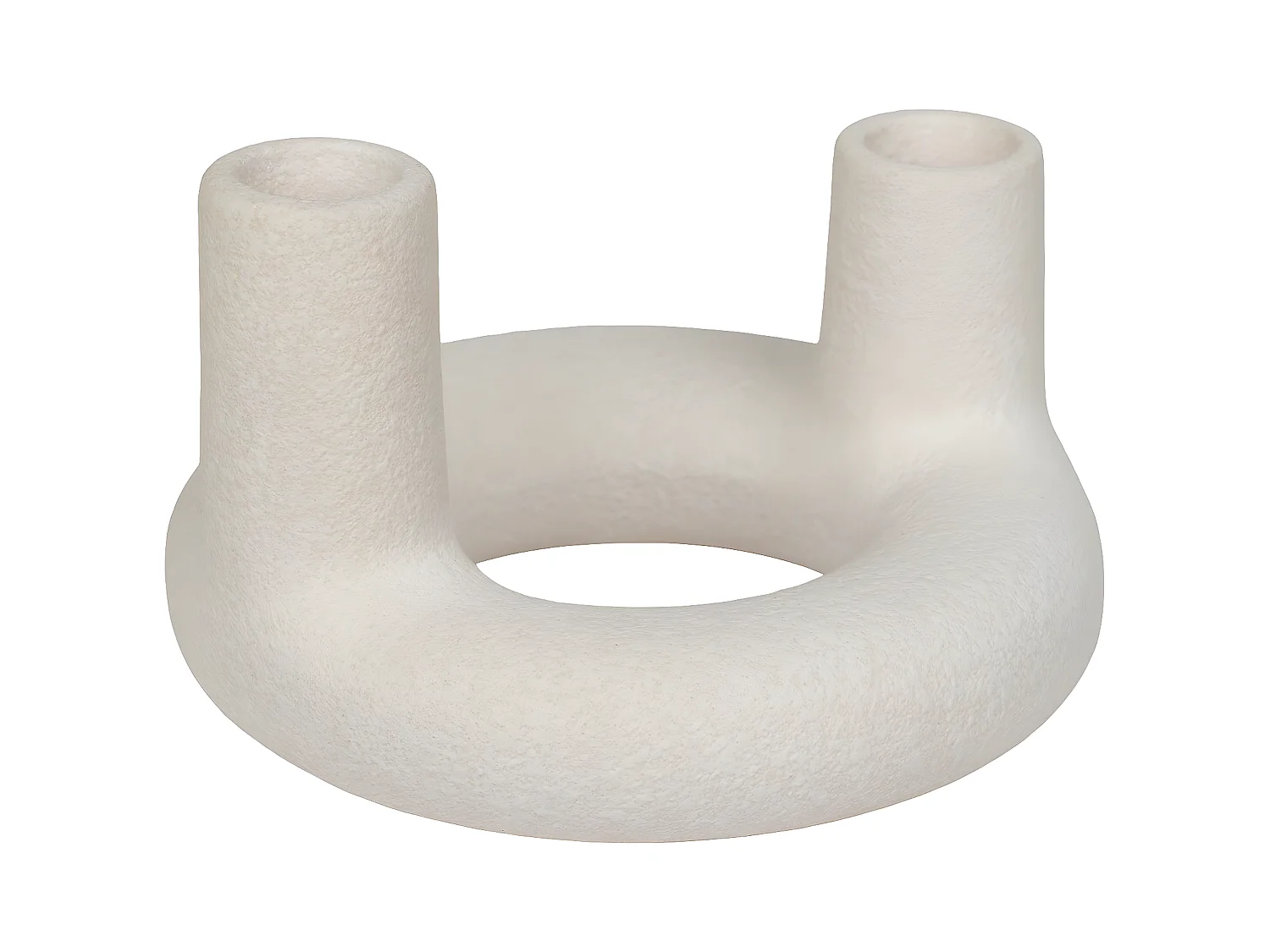 Vase Décoratif Candle, Beige, 13x13x8,5 cm, Seven Design