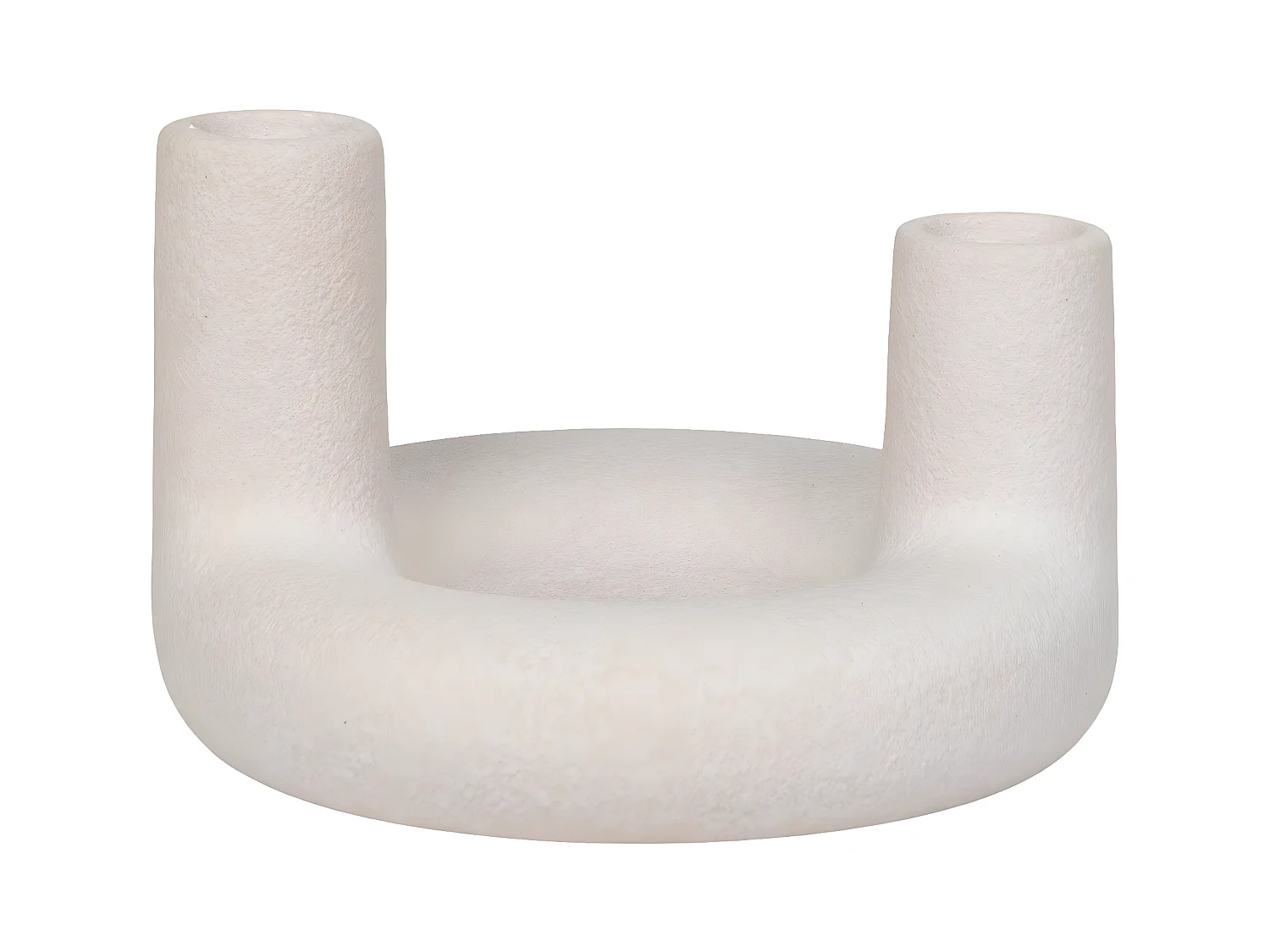Vase Décoratif Candle, Beige, 13x13x8,5 cm, EPIKASA