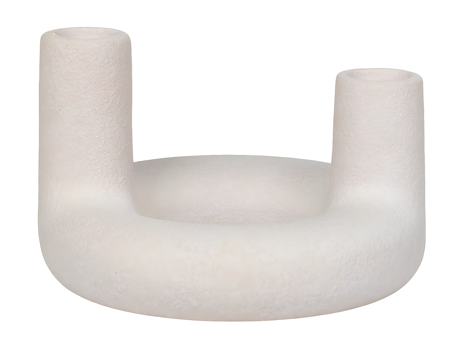 Vase Décoratif Candle, Beige, 13x13x8,5 cm, Seven Design