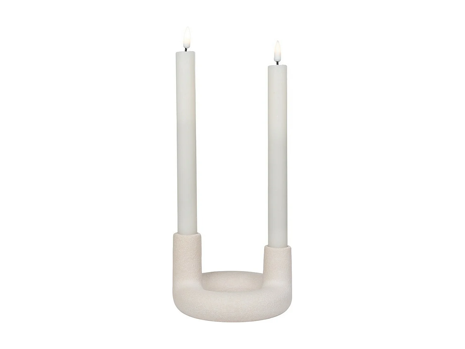 Vase Décoratif Candle, Beige, 13x13x8,5 cm, Seven Design
