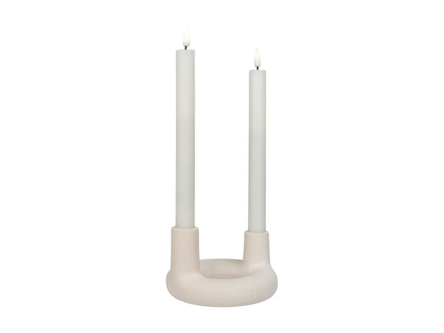 Vase Décoratif Candle, Beige, 13x13x8,5 cm, Seven Design
