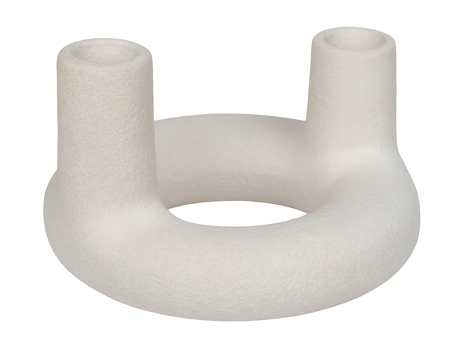 Vase Décoratif Candle, Beige, 13x13x8,5 cm, Seven Design