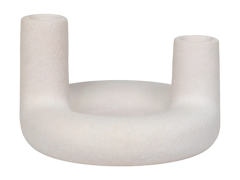 Wazon Dekoracyjny Świeca, Beżowy, 13x13x8,5 cm, Seven Design