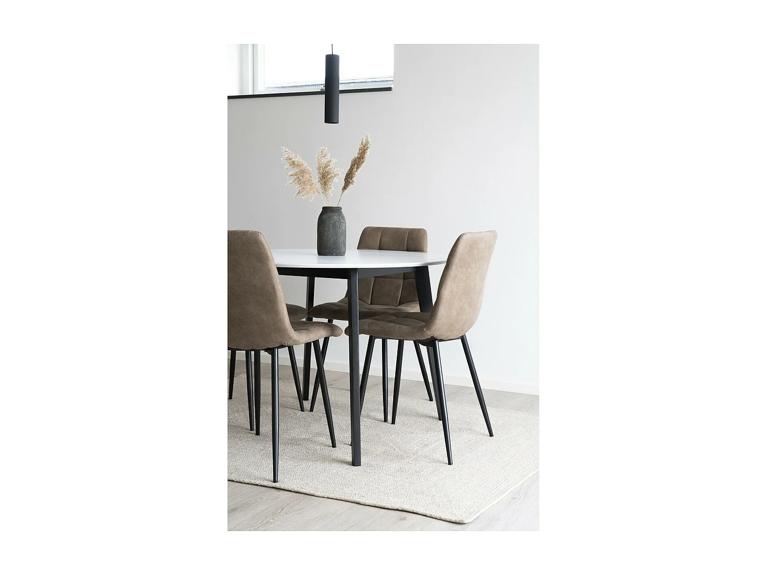 Set van 3 Decoratieve Plantenbakken Velas, Grijs, 13x13x22 cm, EPIKASA