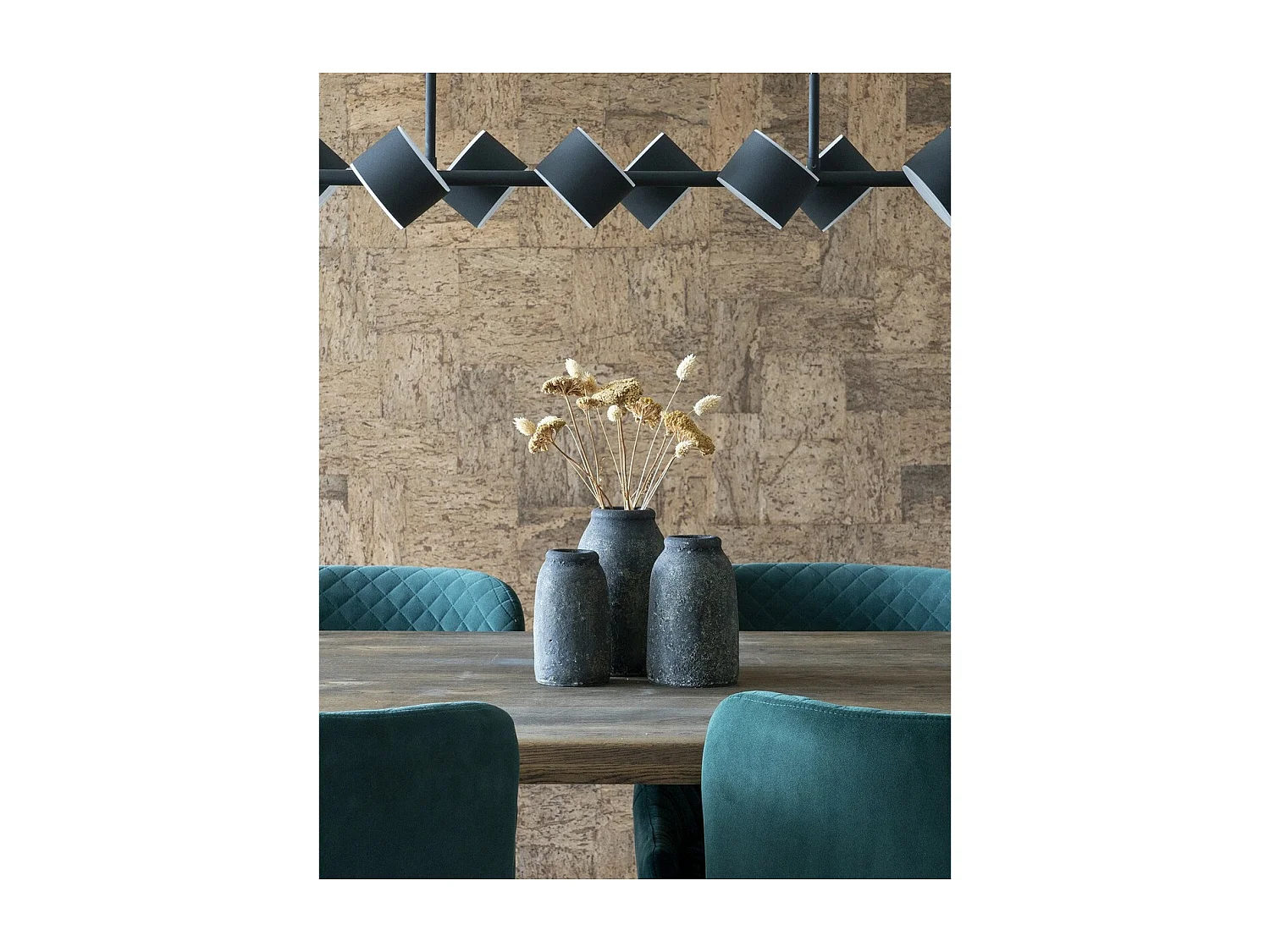 Set van 3 Decoratieve Plantenbakken Velas, Grijs, 13x13x22 cm, EPIKASA