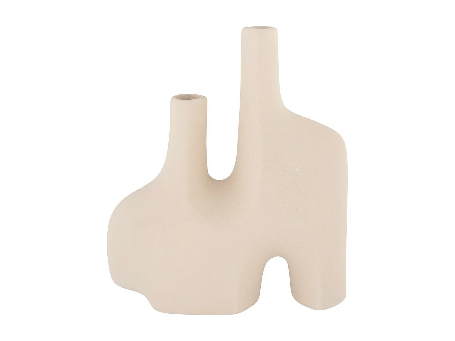 Vase Décoratif Buttercup, Beige, 8x23,5x27 cm, Seven Design
