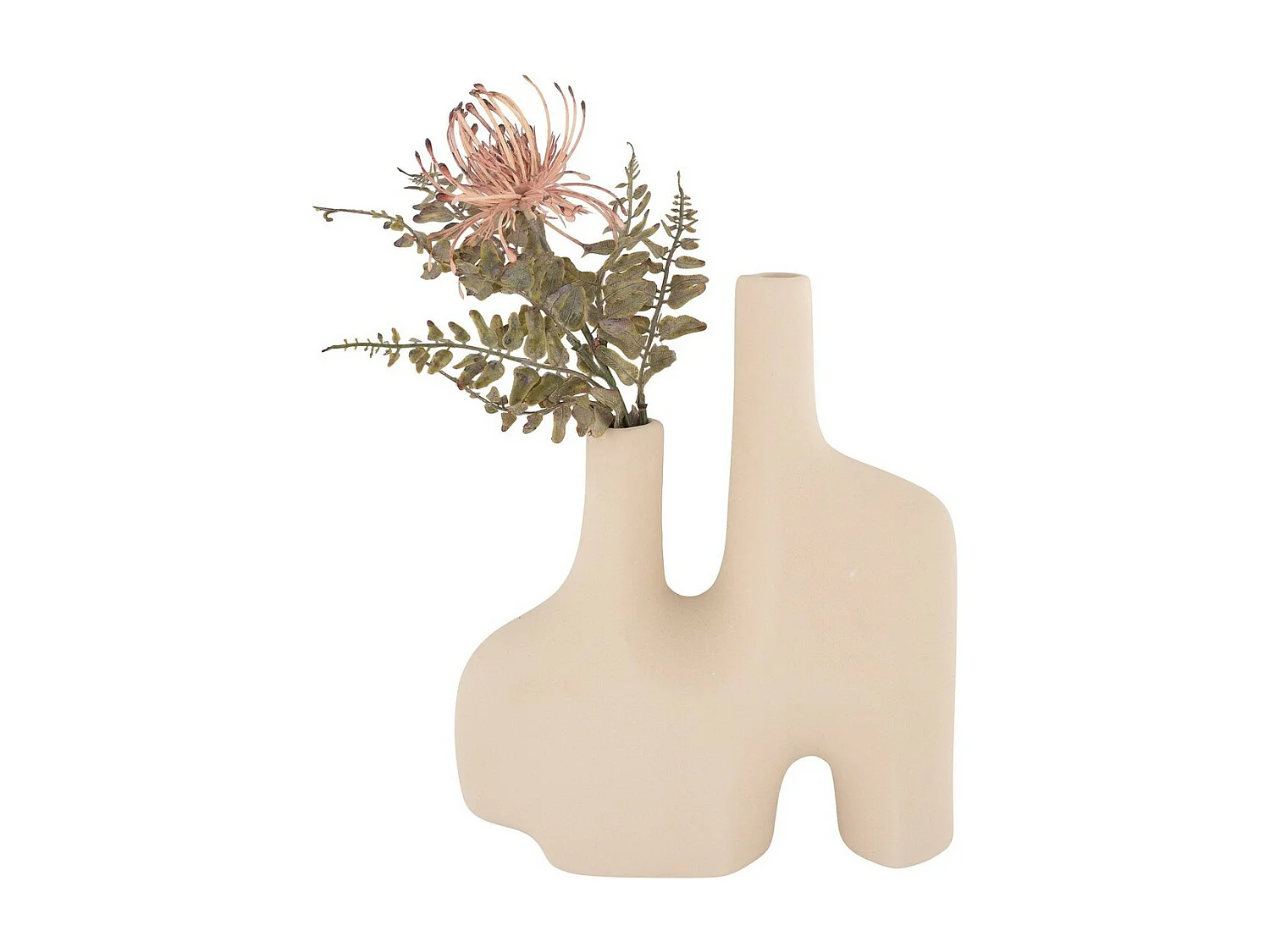 Vase Décoratif Buttercup, Beige, 8x23,5x27 cm, Seven Design