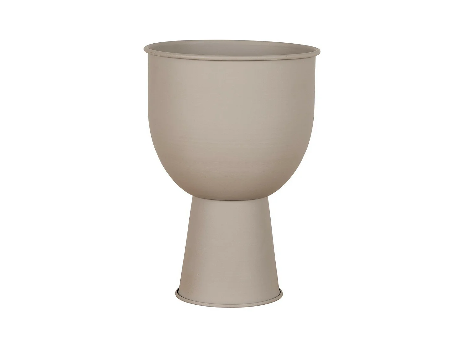 Plantenvaas Amalfi, Beige, 19x19x27 cm, EPIKASA