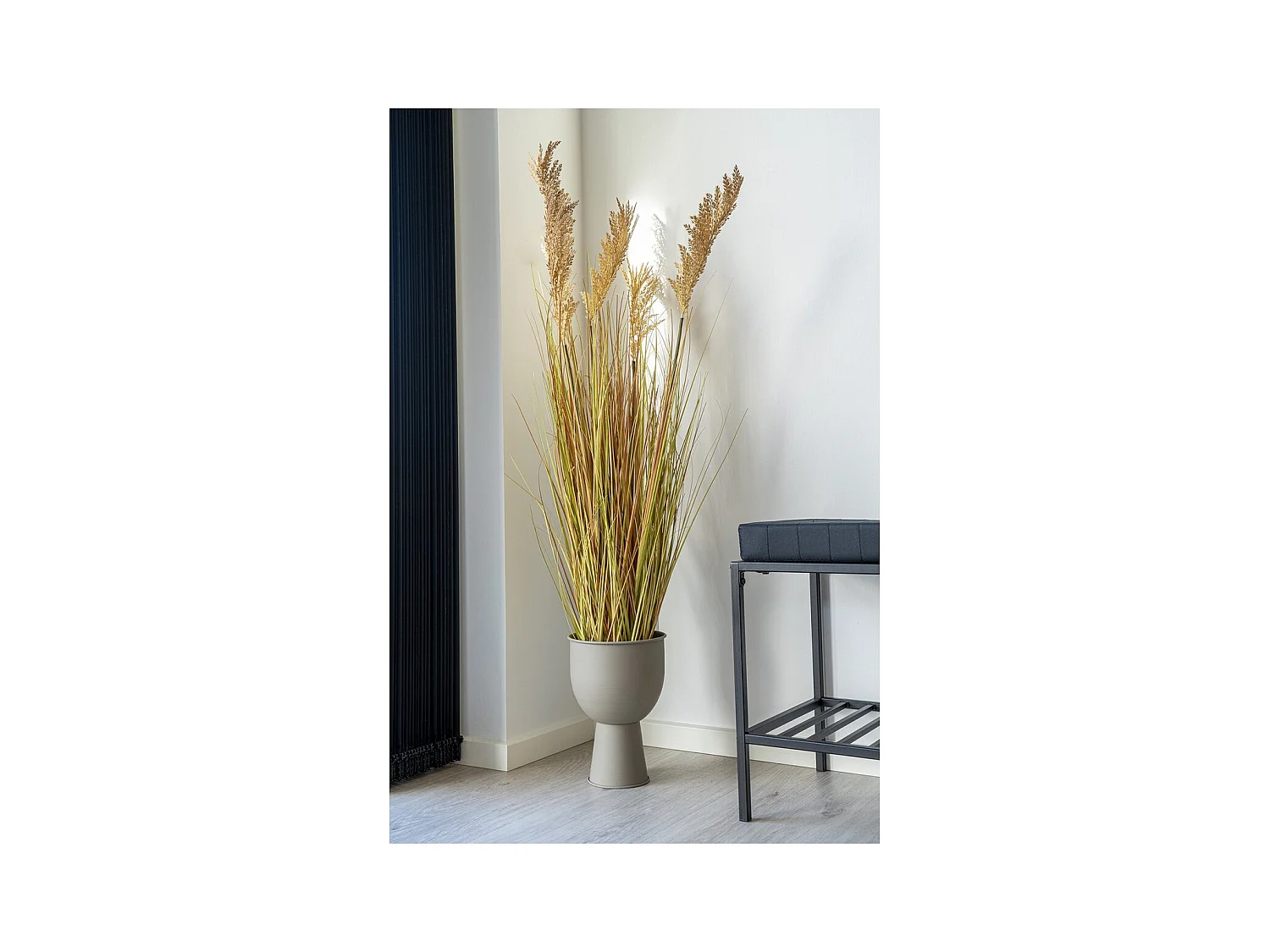 Vase à Plantes Amalfi, Beige, 19x19x27 cm, EPIKASA