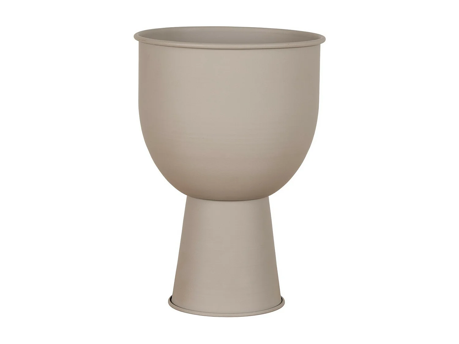 Plantenvaas Amalfi, Beige, 19x19x27 cm, EPIKASA