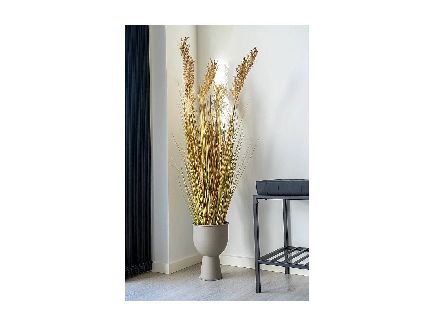 Plantenvaas Amalfi, Beige, 19x19x27 cm, EPIKASA