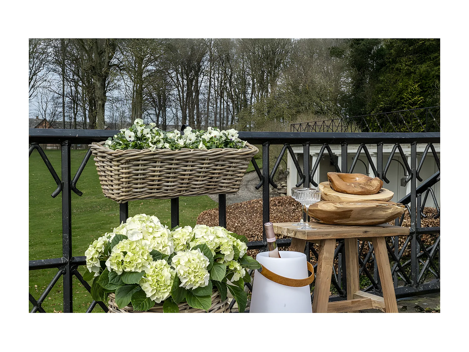 Doniczka na Rośliny Batu, Brązowy, 20x60x23 cm, EPIKASA