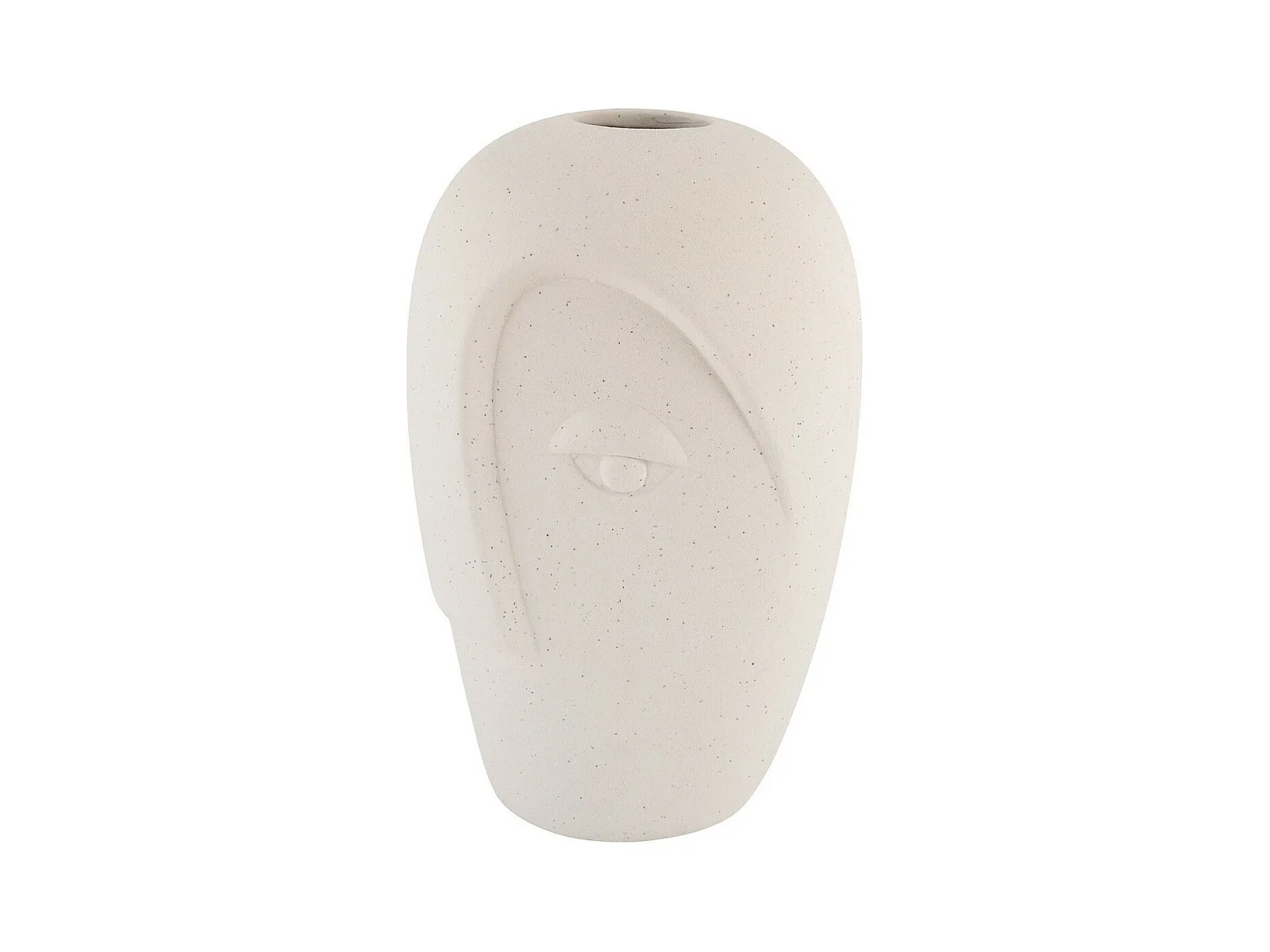 Vase Décoratif Carnation, Beige, 13x12,5x19,5 cm, EPIKASA
