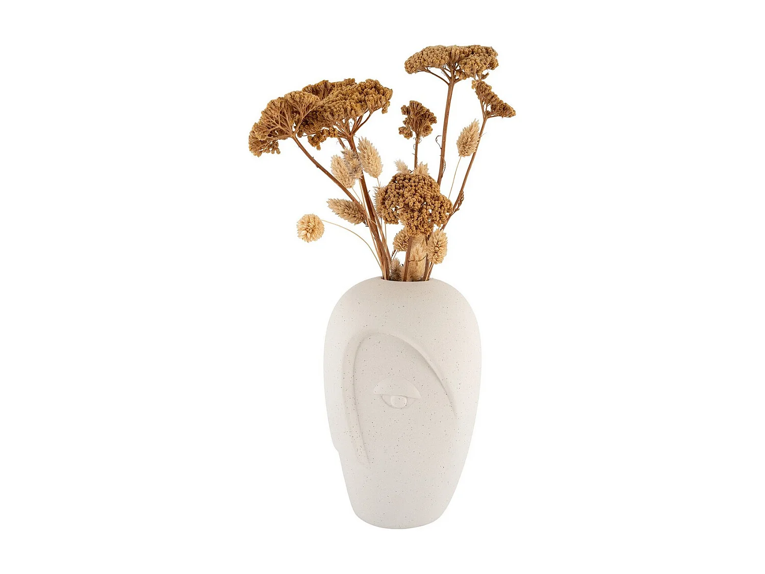 Vase Décoratif Carnation, Beige, 13x12,5x19,5 cm, Seven Design